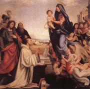 Fra Bartolommeo Vision of St.Bernard oil painting on canvas